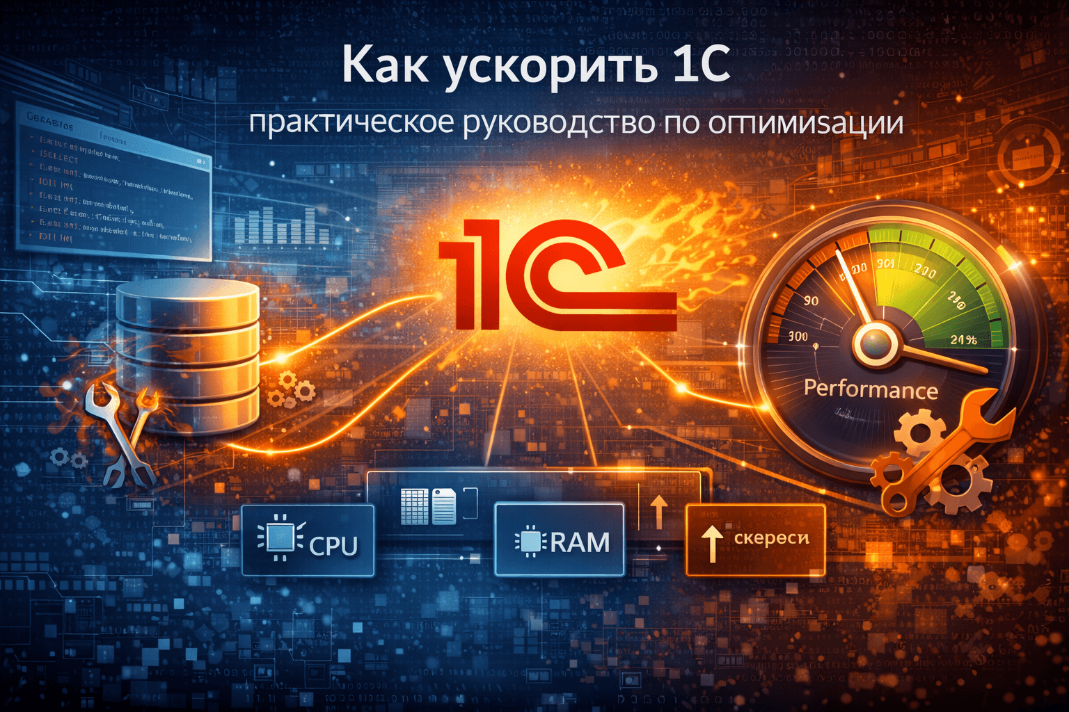 Как ускорить 1С: практическое руководство